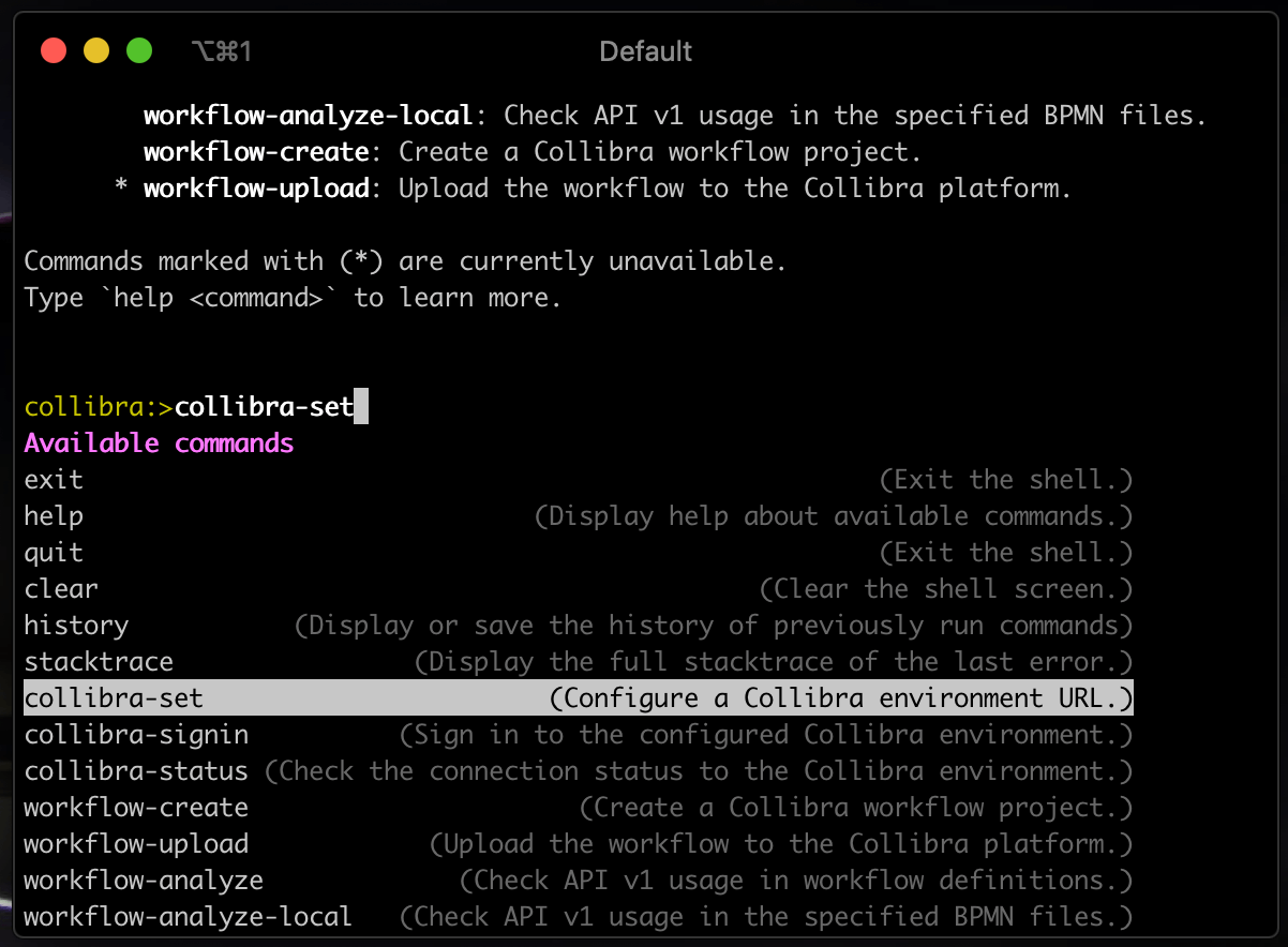 start-cli-set